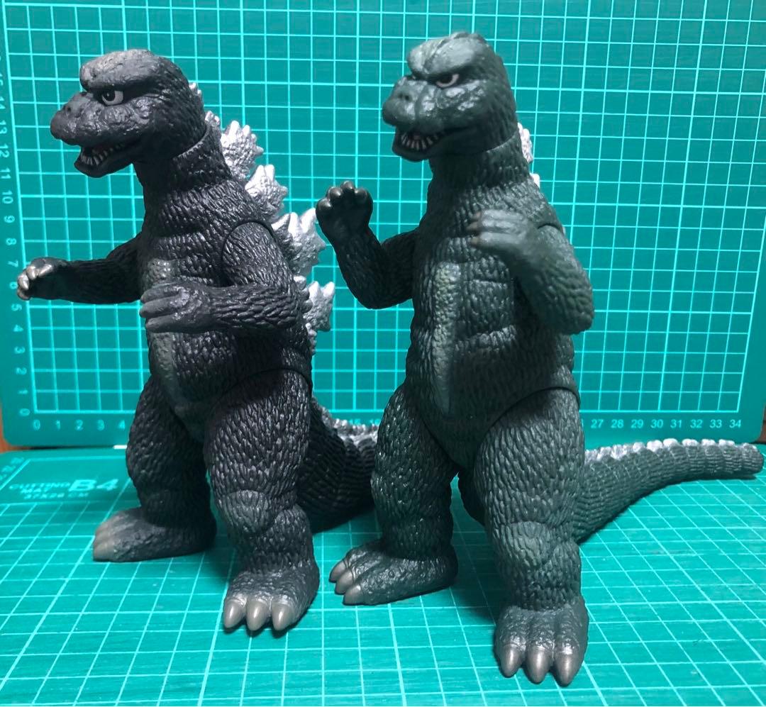 ゴジラ2体セット ★ゴジラ50周年メモリアルボックス版★解説カード付き