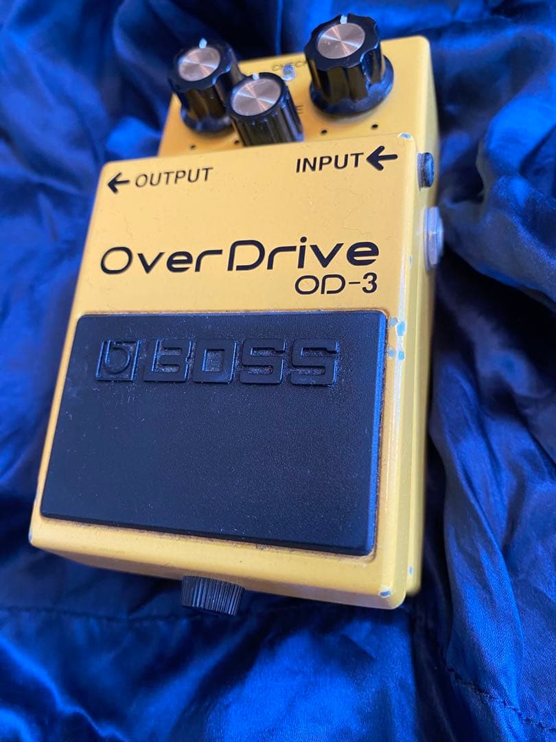 BOSS OverDrive OD-3 高輝度緑LED 改