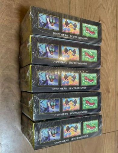 ポケモンカード　メガドリーム　未開封BOX　シュリンク付き　5箱セット