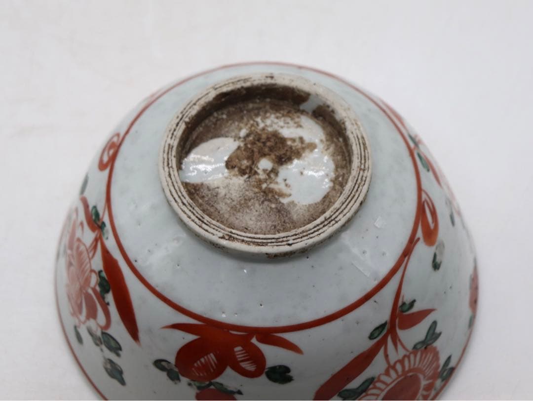 中国　明時代　呉須　鉢　送料込み1118