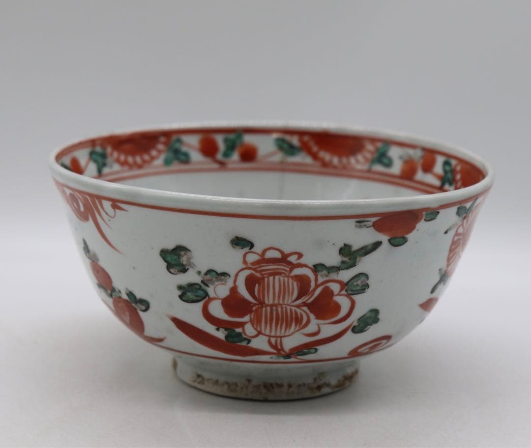 中国　明時代　呉須　鉢　送料込み1118