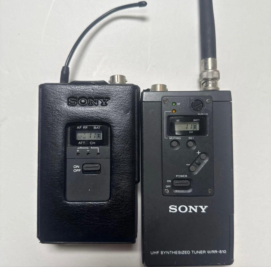 配信機器・PA機器・レコーディング機器 SONY UHF SYNTHESIZED TUNER WRR-810