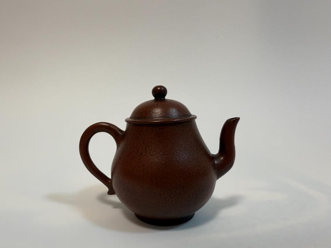 唐物紫砂壺 朱泥「孟臣 自有一山川」刻 急須 時代品 煎茶道具 美術品