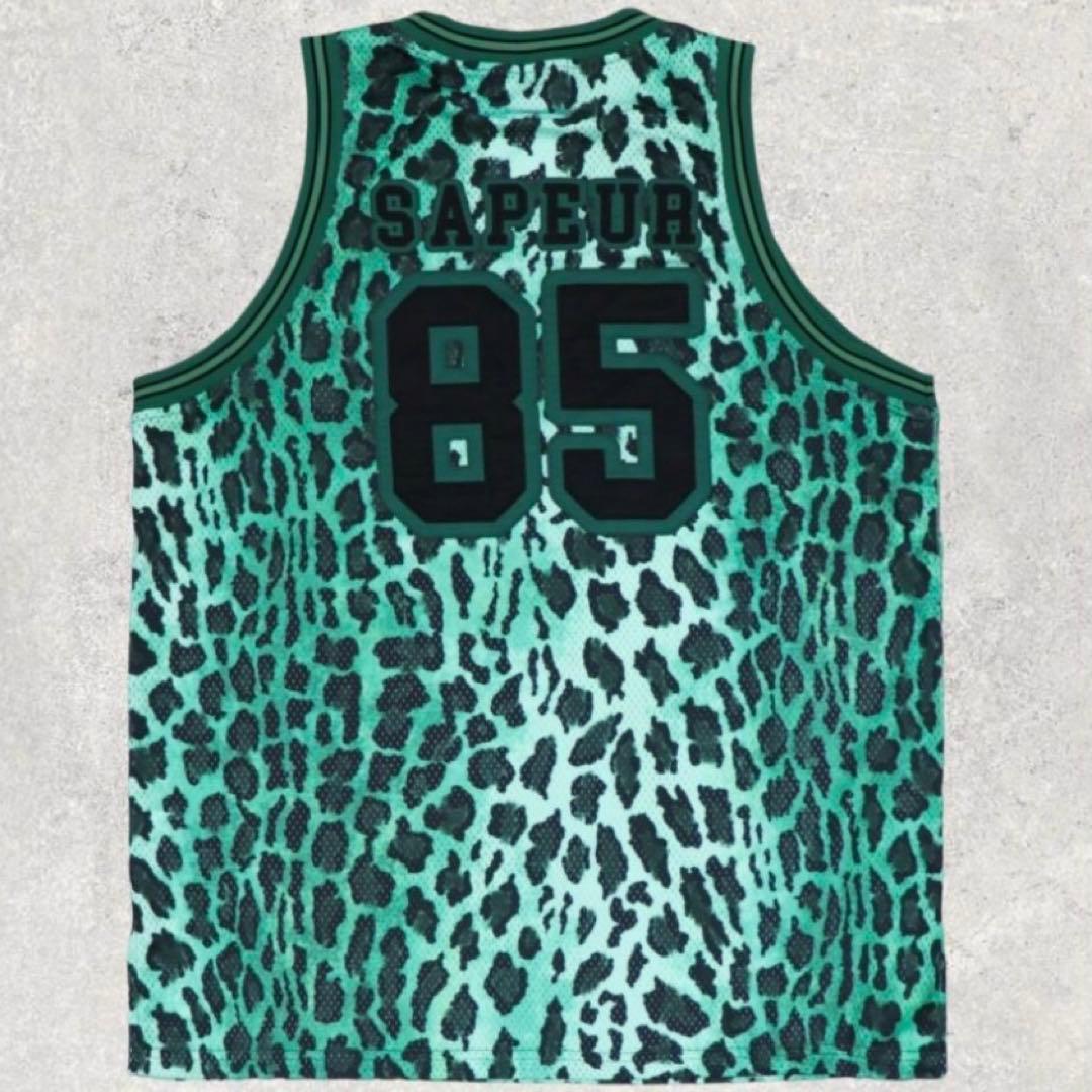 新品 SAPEur BASKET TANK TOP レオパード タンクトップ