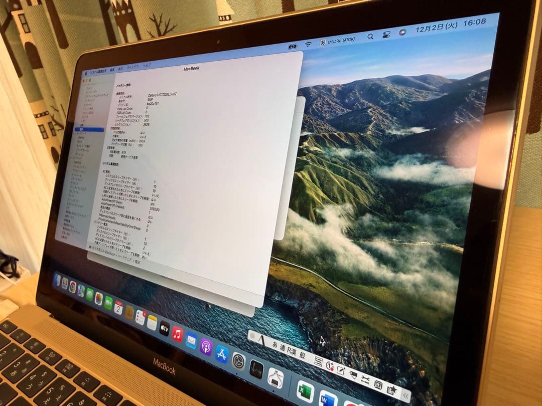 MacBook 12インチ Early 2016 8GB 256GB Gold