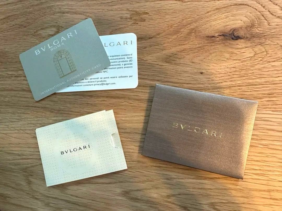 BVLGARI ブラック レザー キーケース