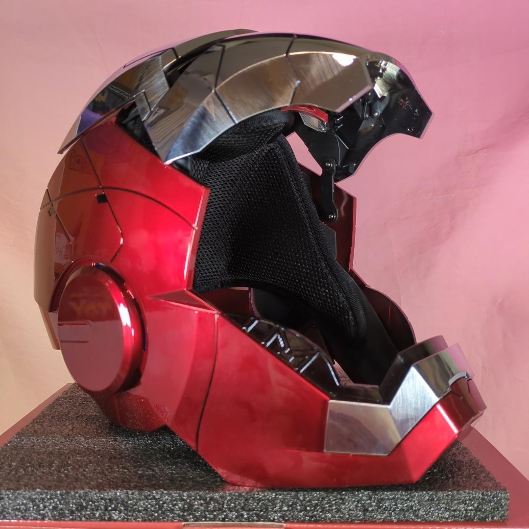 【アイアンマン】最新モデル 音声自動開閉マスク LED マーク5 ヘルメット