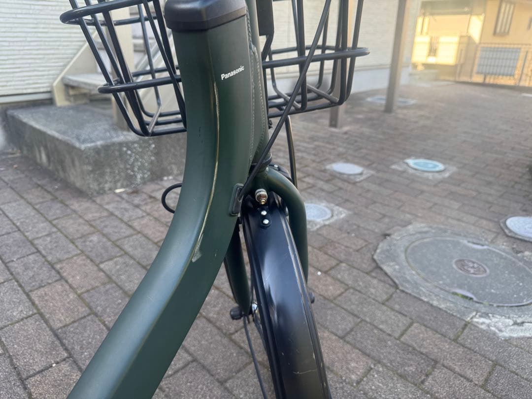 Panasonic 電動アシスト自転車 ダークグリーン