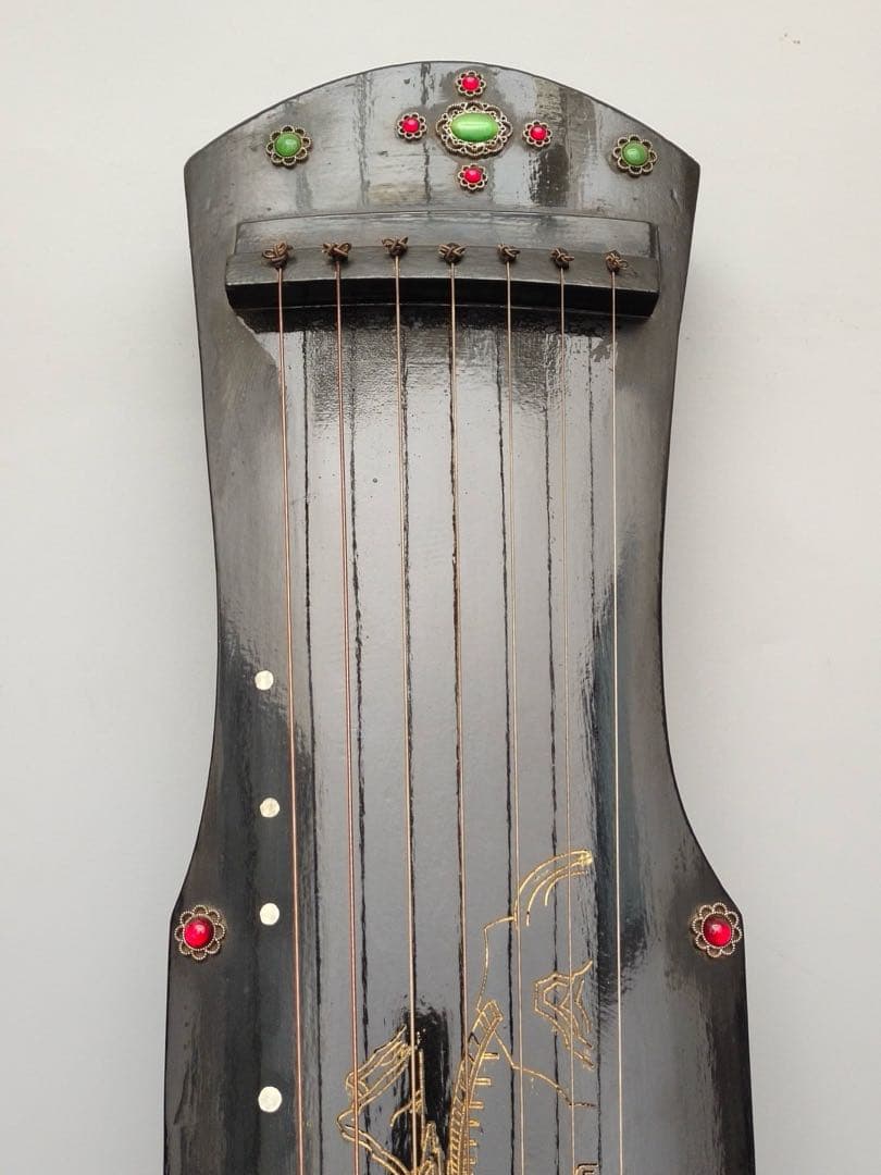 時代物　古琴 「古泉」七弦琴 古美術　骨董品