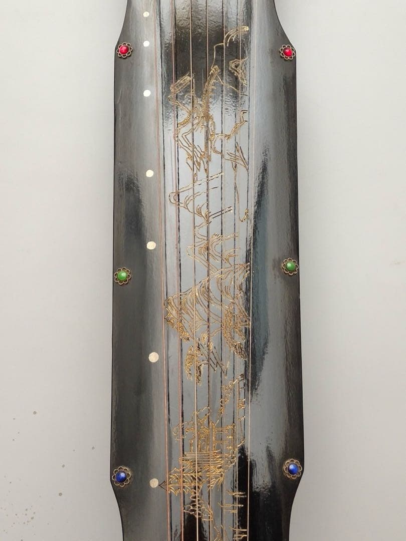 時代物　古琴 「古泉」七弦琴 古美術　骨董品