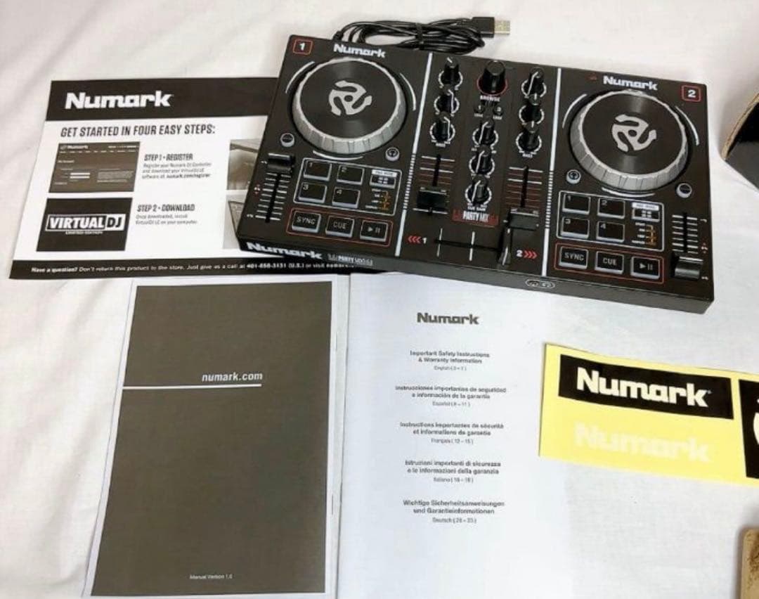 【本体美品】Numark PARTY MIX DJコントローラー