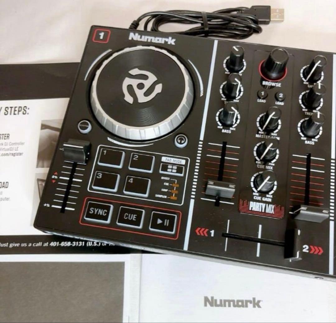 【本体美品】Numark PARTY MIX DJコントローラー