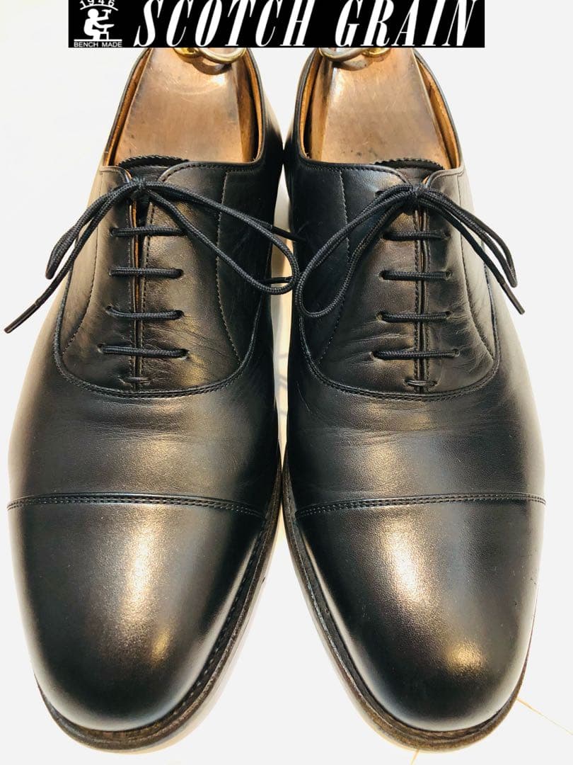 ★定価41,800円★スコッチグレイン シャインオアレイン 幅広 26EEEE