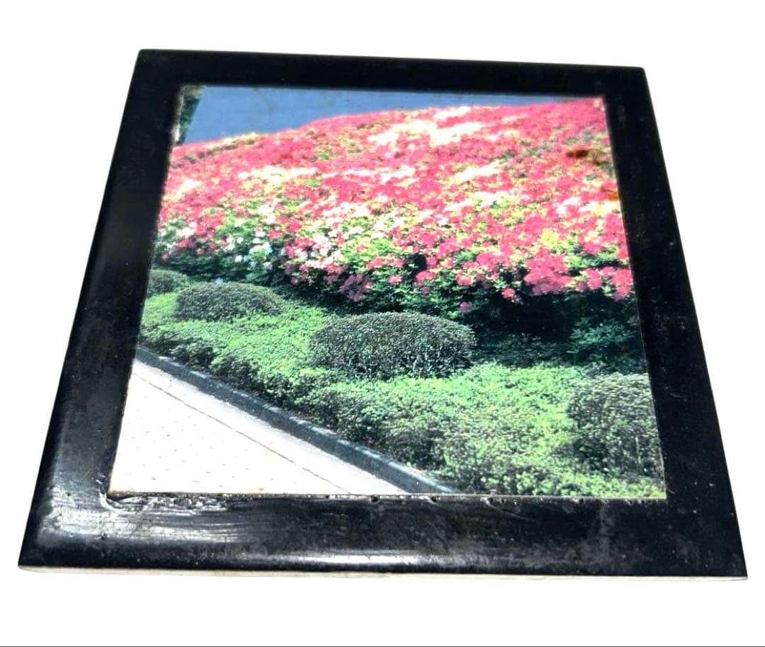 INAXプリントタイル ツツジの花壇&ルノアール 散歩 ガンビー夫人 2枚セット