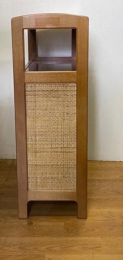 じゅりッツェルオールドカリモク 電話台 FAX台 キャビネット 昭和レトロ