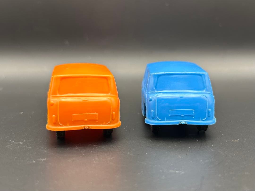 GALANITE スエーデン製　ガラニテ　ソフビ製　ミニクーパー　4台　ミニカー