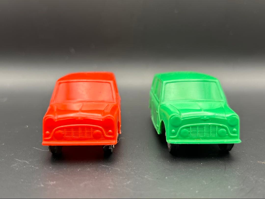 GALANITE スエーデン製　ガラニテ　ソフビ製　ミニクーパー　4台　ミニカー