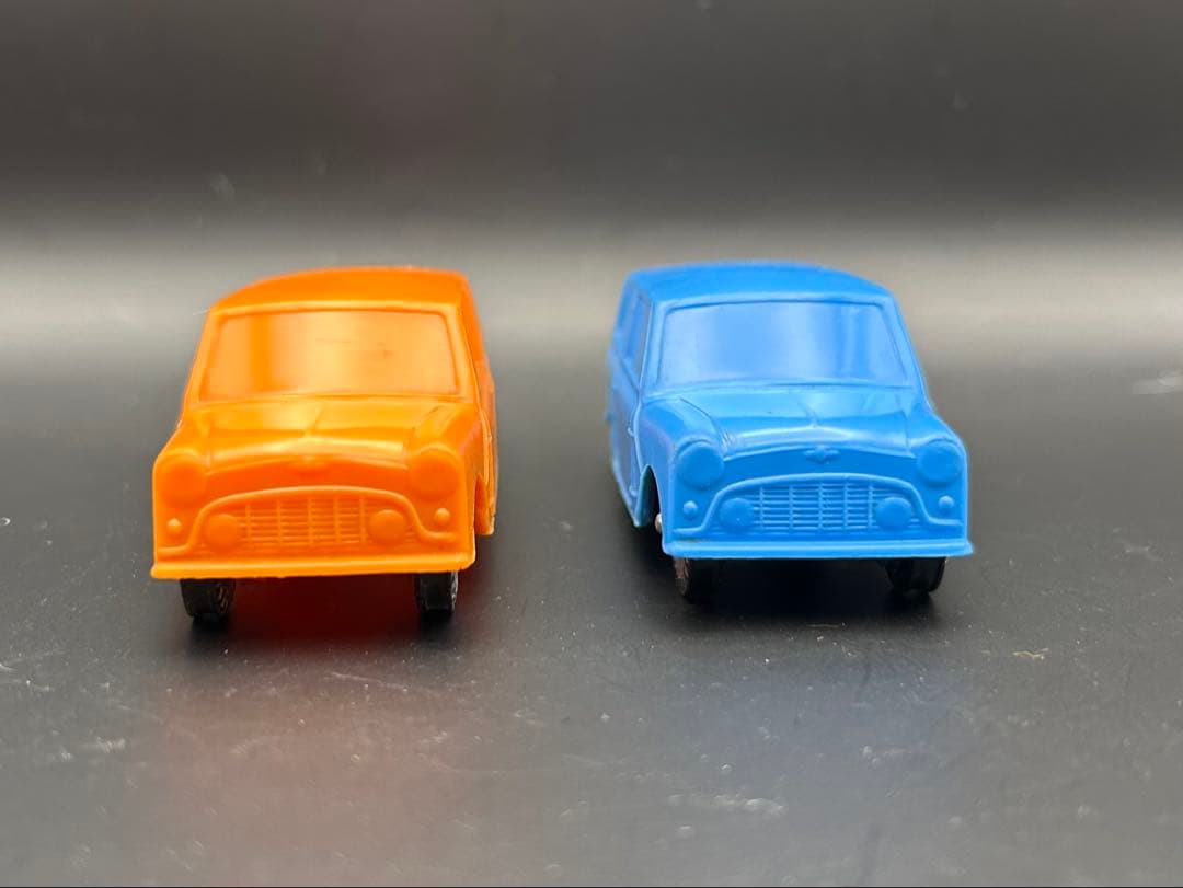 GALANITE スエーデン製　ガラニテ　ソフビ製　ミニクーパー　4台　ミニカー