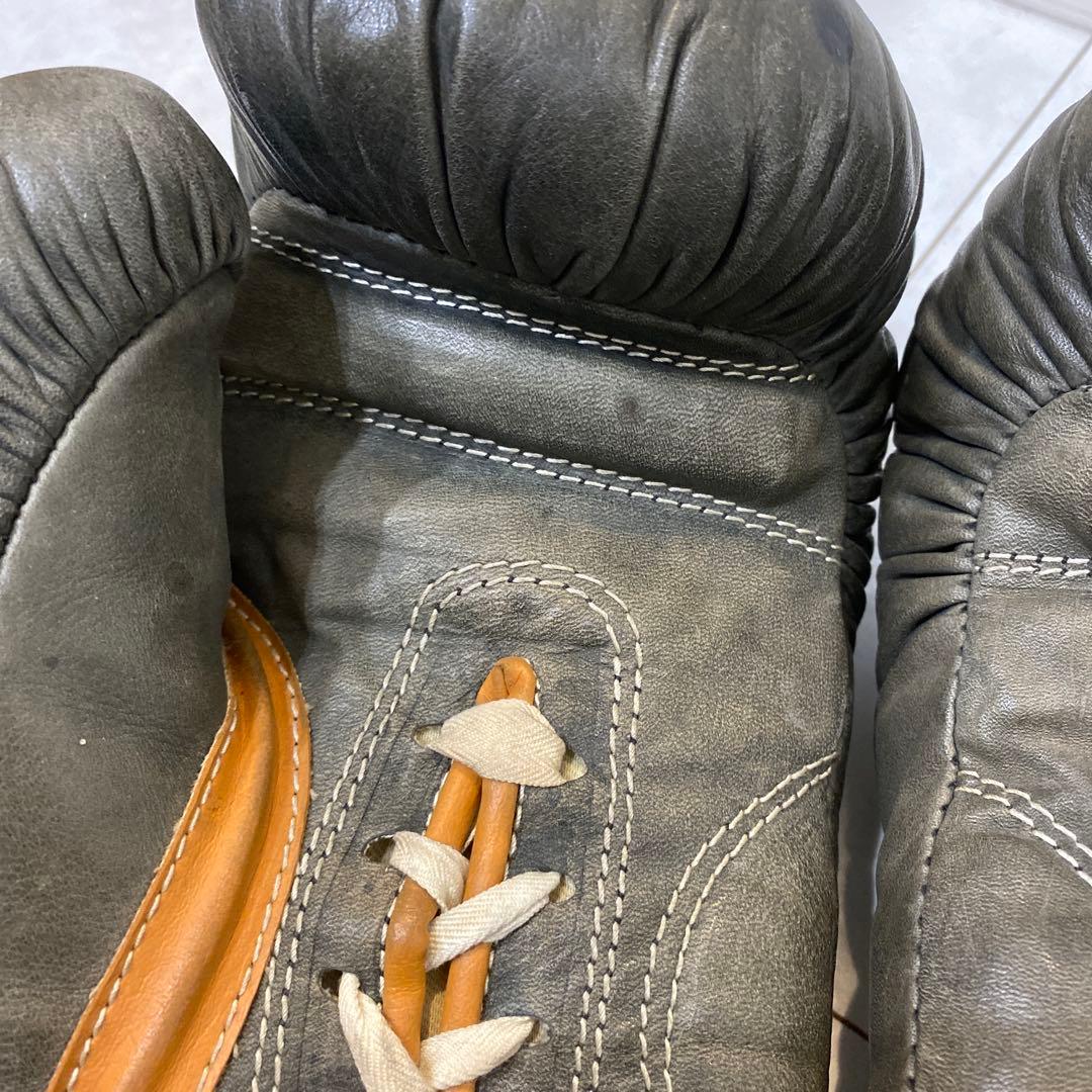 当時物 アンティーク ボクシング　グローブ　hatori