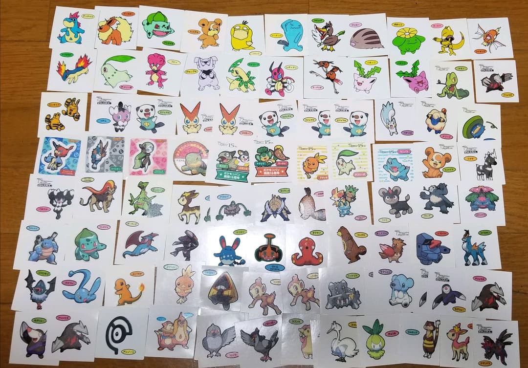 ポケモンパン　デコキャラ　シール　セット　まとめ売り