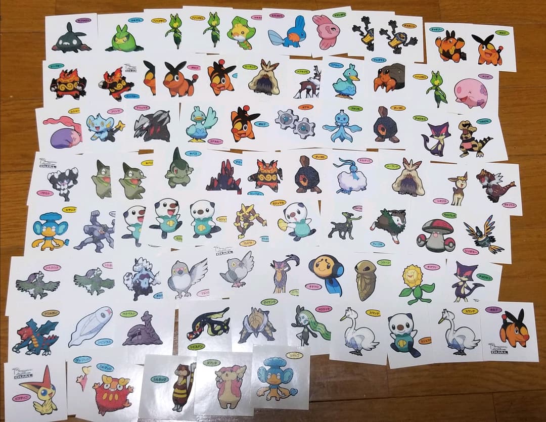 ポケモンパン　デコキャラ　シール　セット　まとめ売り