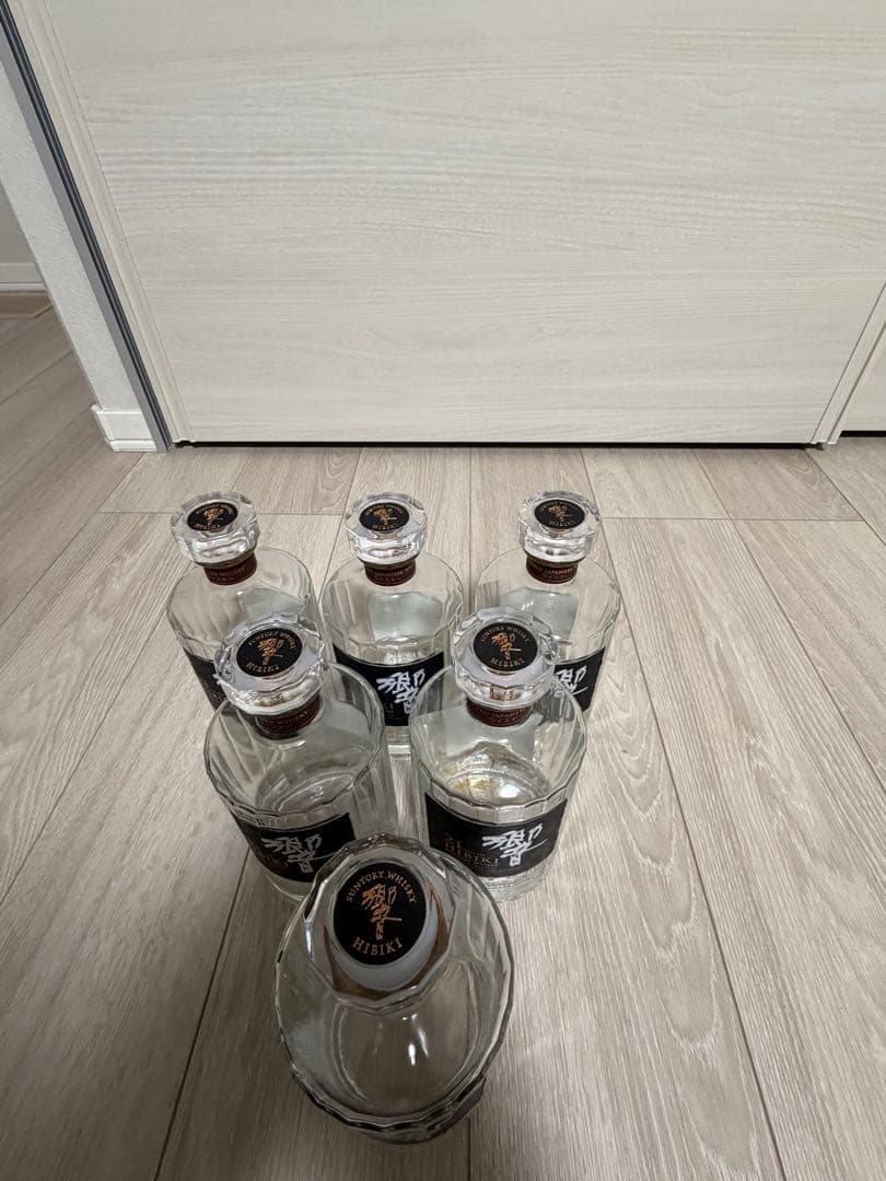 響21年空瓶3本箱付き空瓶3本