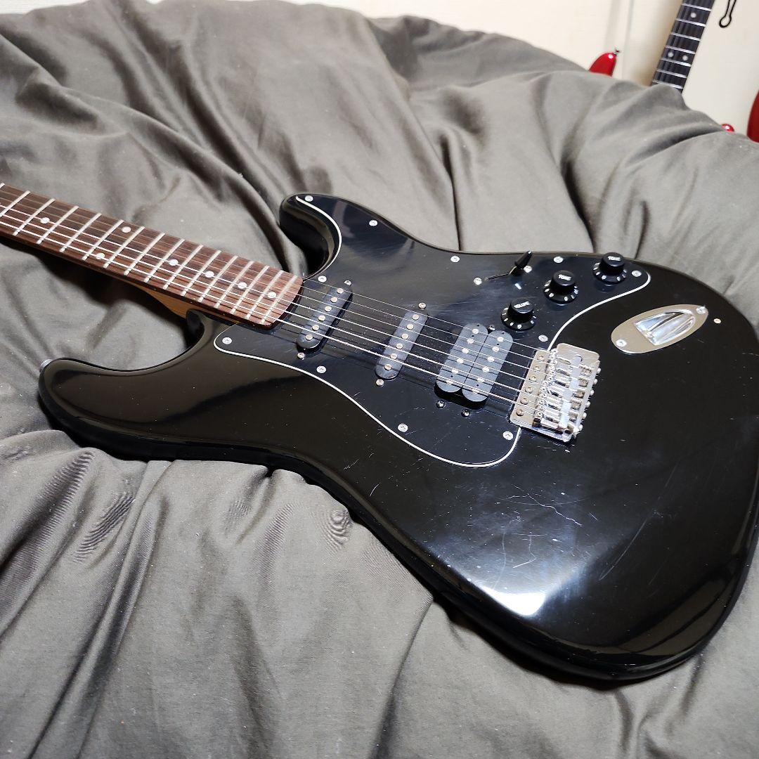 ノーブランドストラトキャスタータイプ ブラック マッチングヘッド