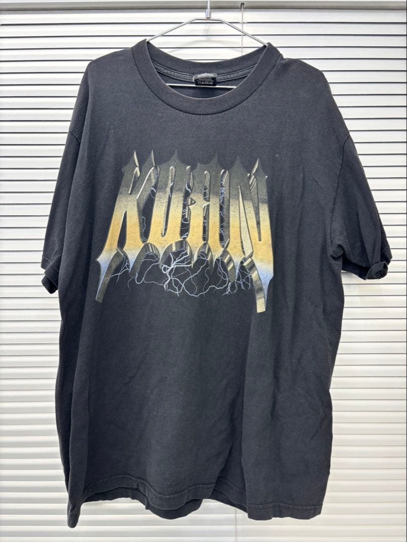 KORN ブラック Tシャツ XL