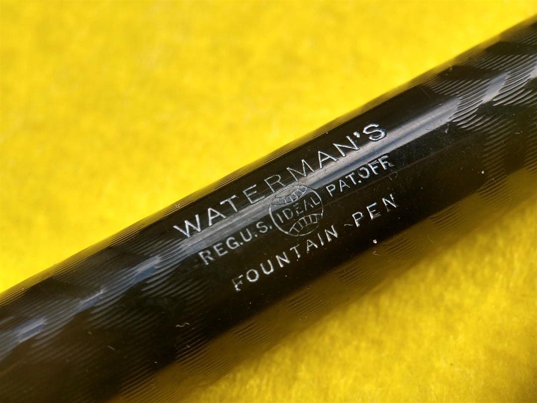 ウォーターマン万年筆　Waterman 58 ブラックハードラバー　No.8