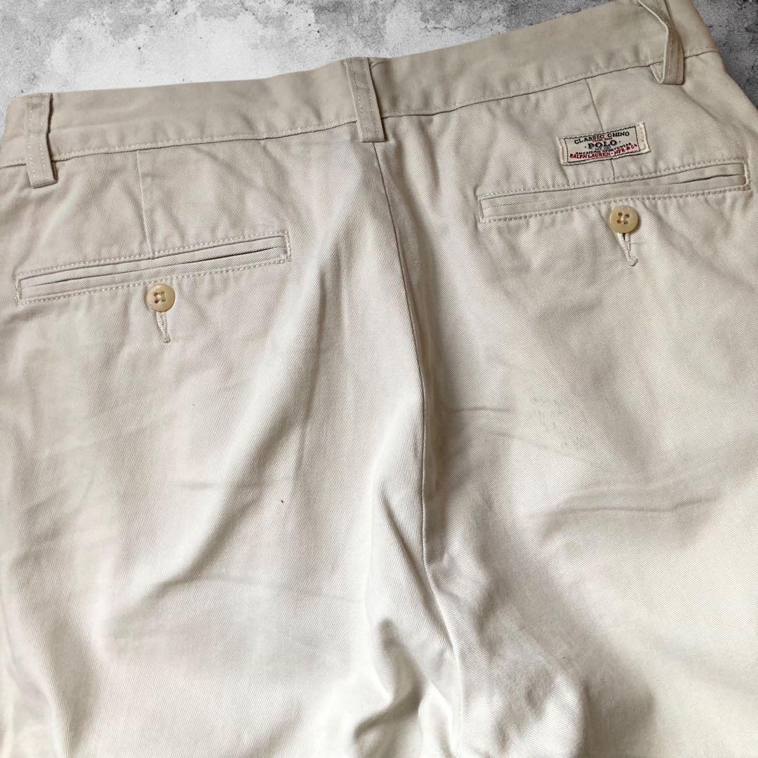90s RalphLauren アンドリューパンツ ワイド ツータック ポロチノ