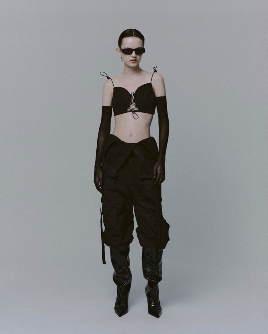 kishidamiki ジャンプスーツ　黒