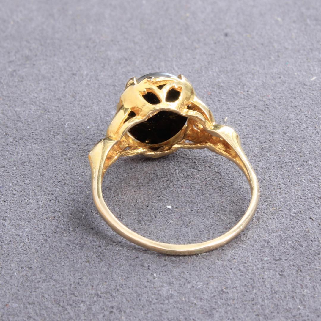 【アンティーク】オパール・リング（10K）10号【J22200】