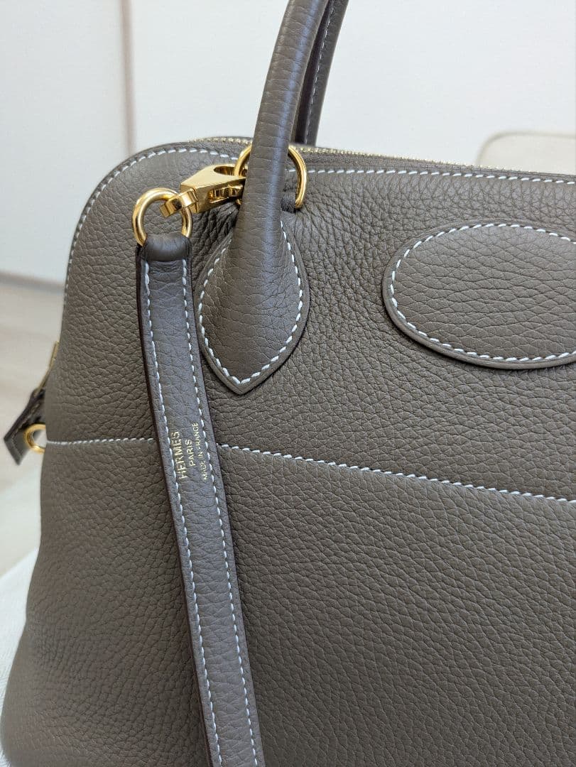 【売約済み】ボリード31 エトゥープ　ゴールド金具