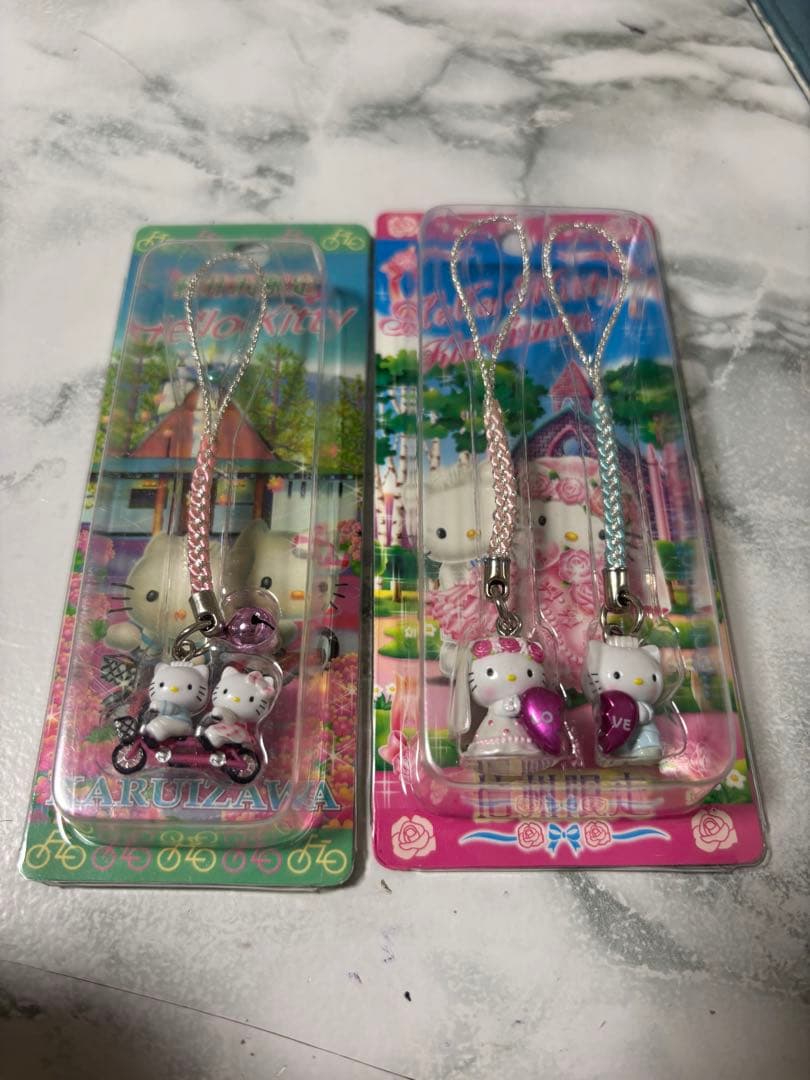 ハローキティ　信州限定　軽井沢ウエディング　キティ&ダニエル　自転車　2005