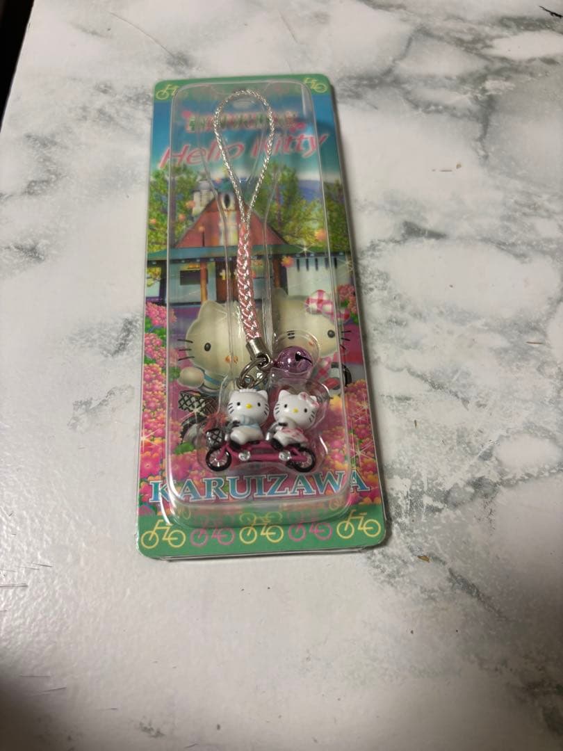 ハローキティ　信州限定　軽井沢ウエディング　キティ&ダニエル　自転車　2005