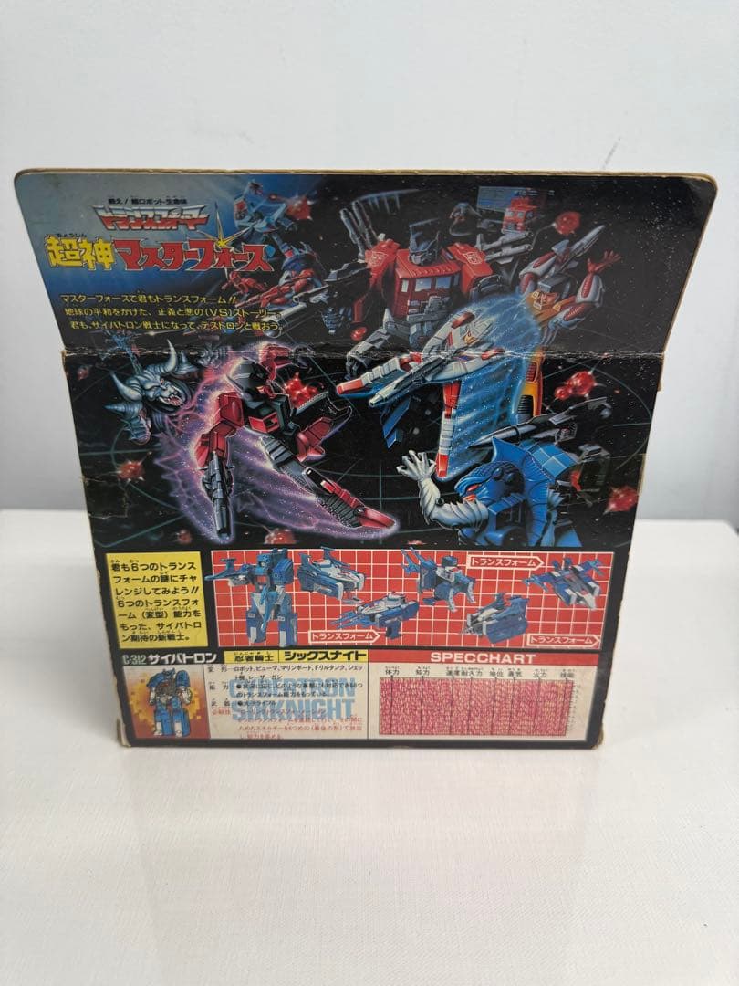 C-312 シックスナイト サイバトロン 当時物 トランスフォーマー　美品