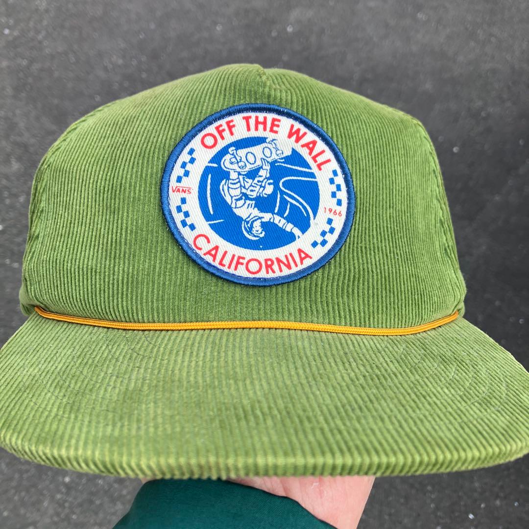 激レア　90s 00s vans キャップ　コーデュロイキャップ