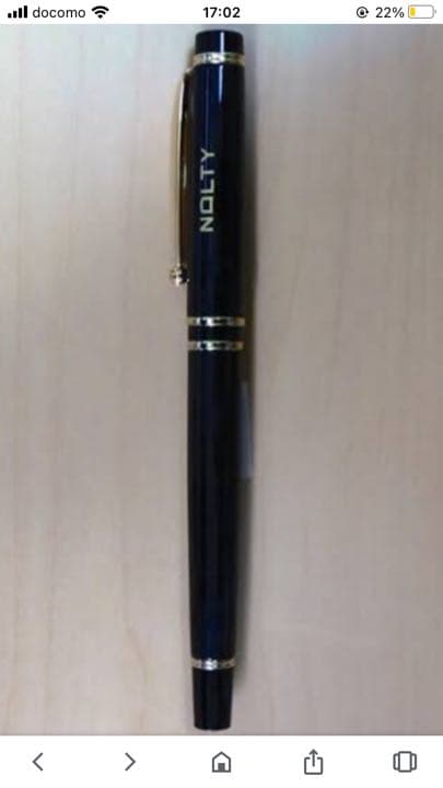 ノルティNOLTY能率手帳ゴールドメンバーズクラブ　万年筆