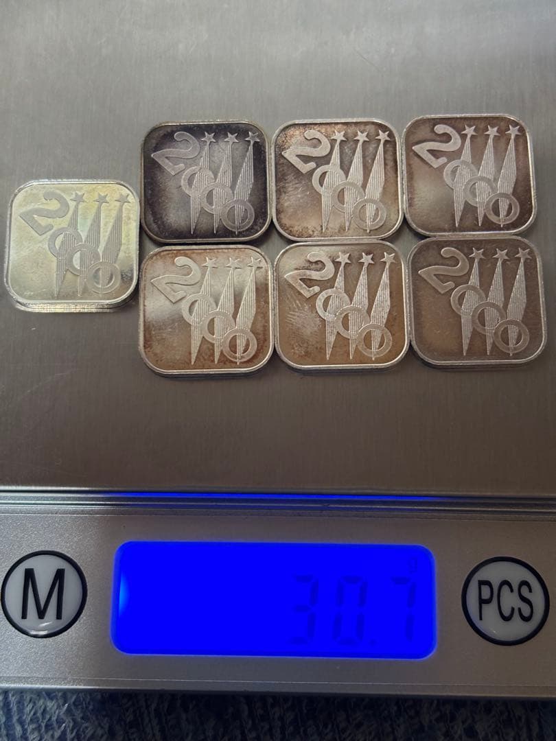 ハ*ル様 造幣局　純銀　銀メダル　7枚セット　桜の通り抜け