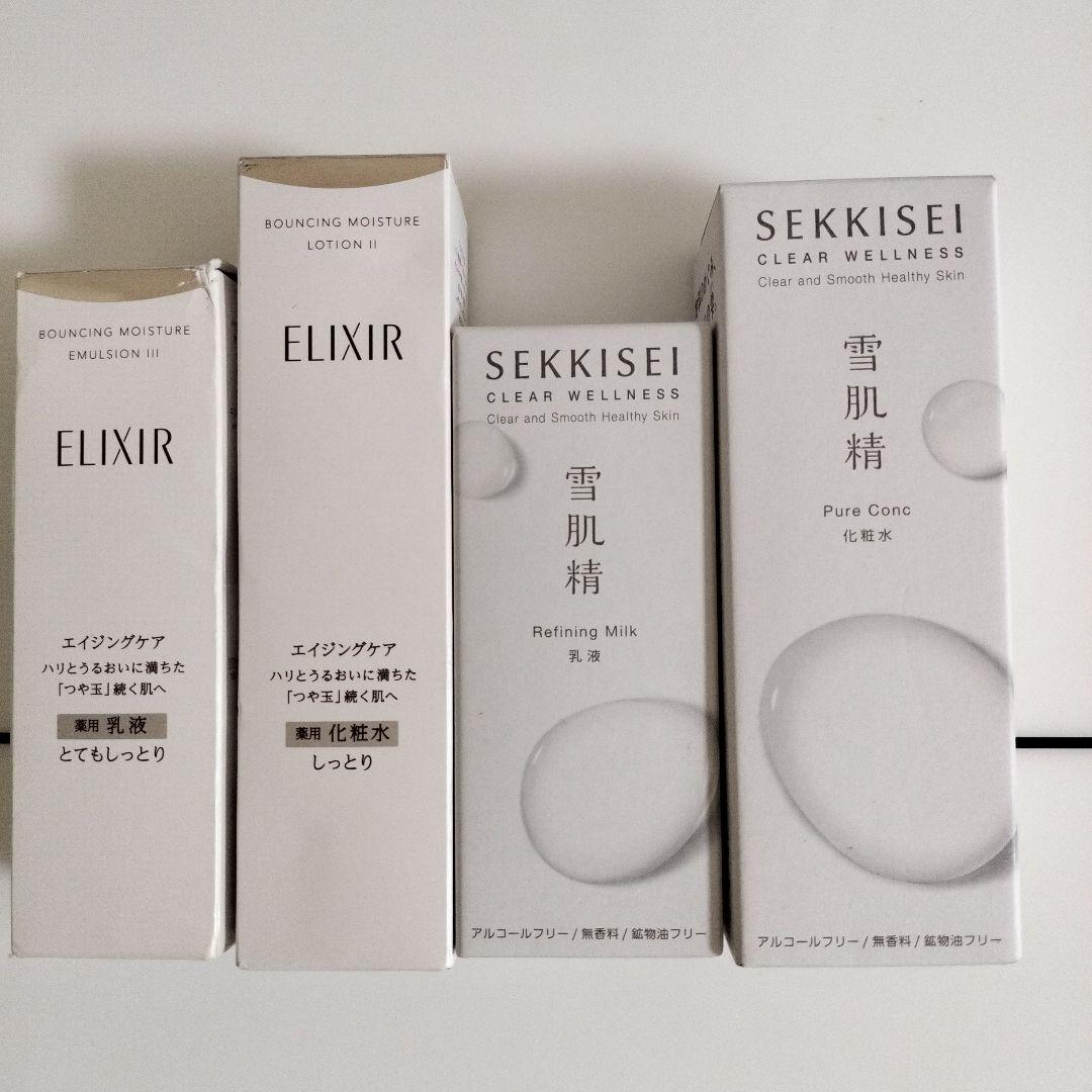エリクシールリフトモイス卜 セット&雪肌精セット