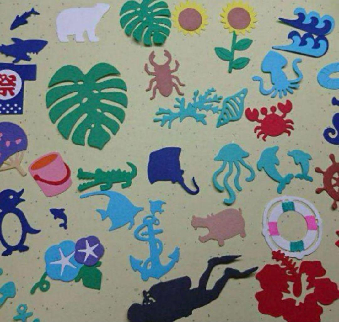 アルバム飾り　クラフトパンチ　水族館　夏物　オーダー受付中（＾ω＾）