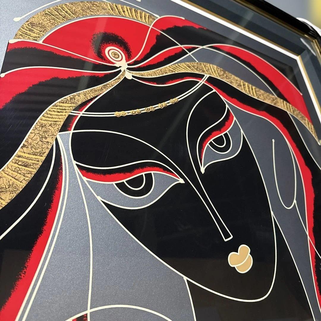 マーティロ・マヌキアン 「アラビアの神話」 シルクスクリーン サイン入り 絵画