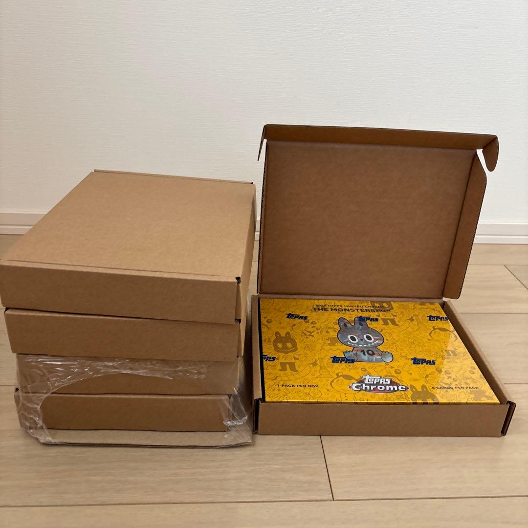 Topps Chrome LABUBUカード　10th✖️5箱