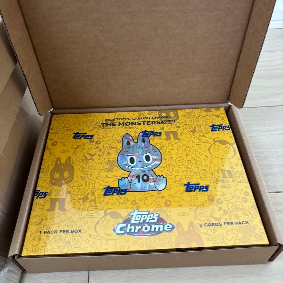 Topps Chrome LABUBUカード　10th✖️5箱