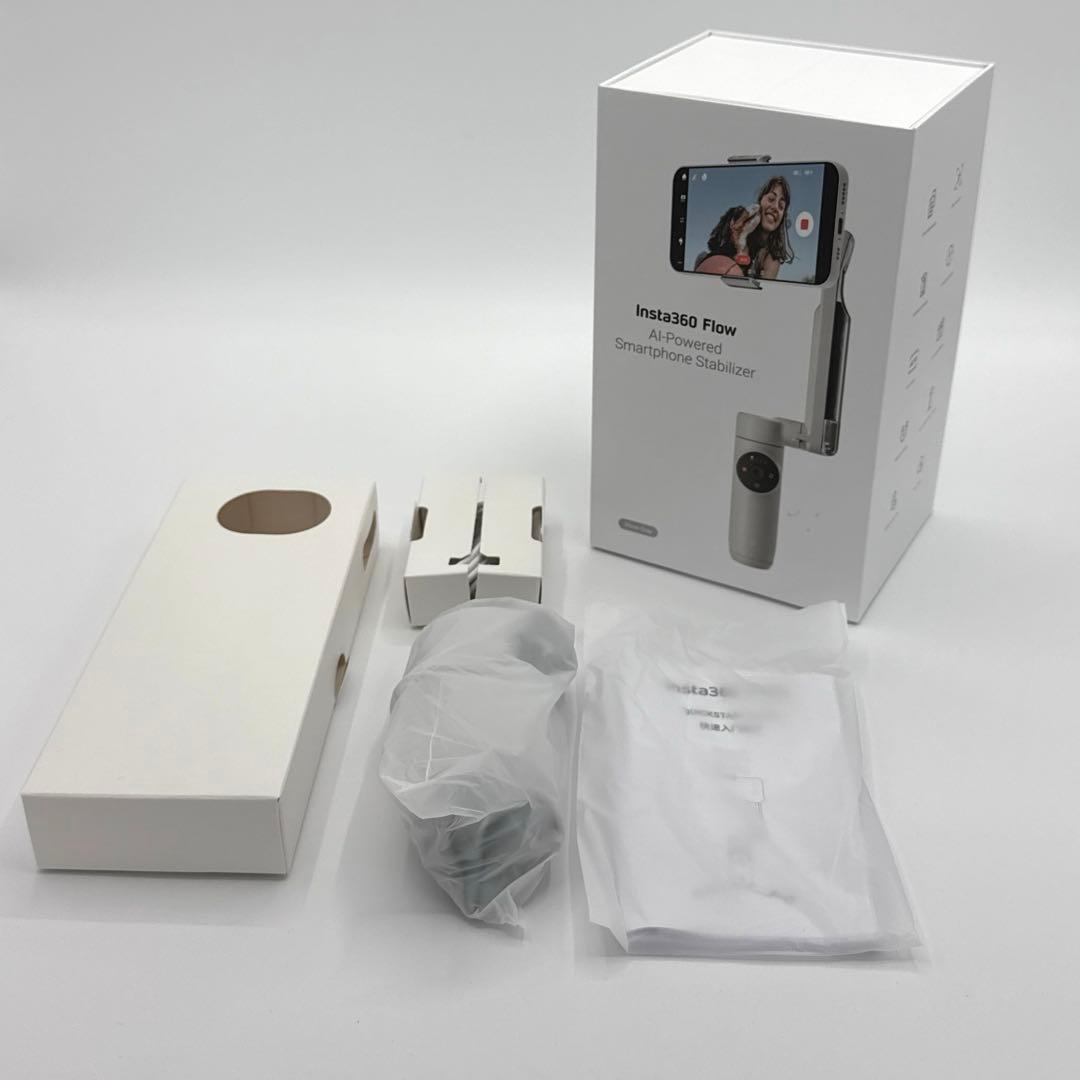 Insta360 Flow スマートフォン用スタビライザー グレー（おまけ付き）