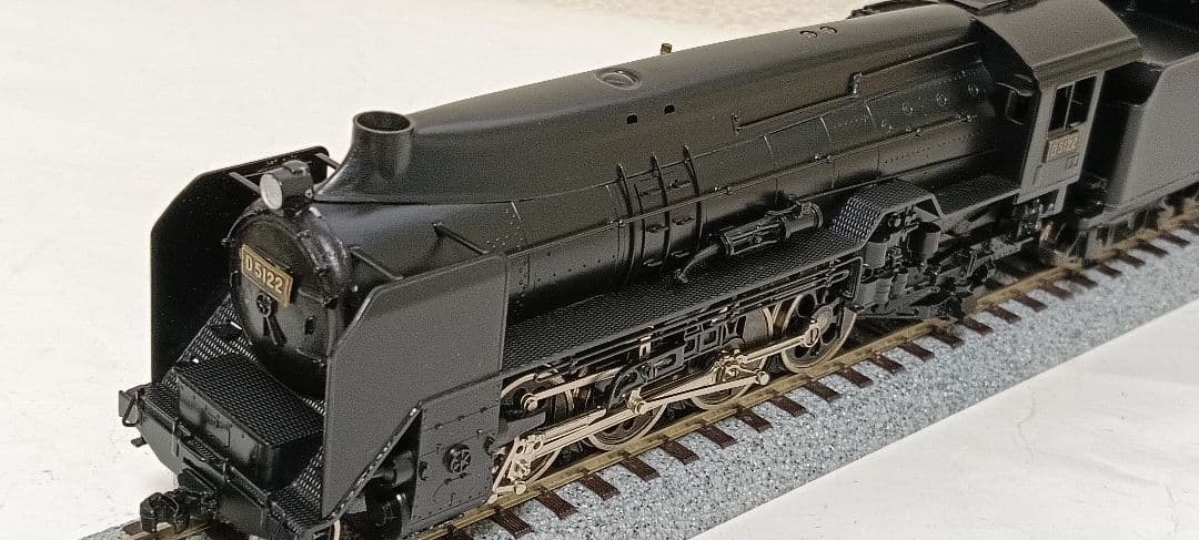 HOゲージ 天賞堂アダチ D51全流蒸気機関車、メンテナンス済