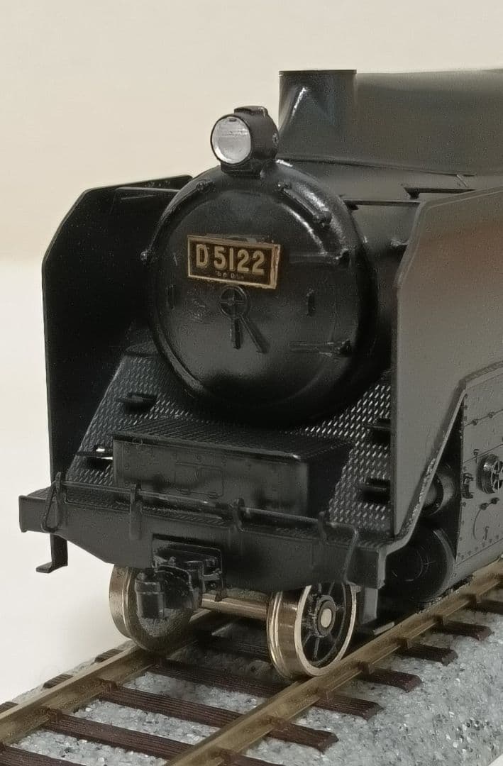 HOゲージ 天賞堂アダチ D51全流蒸気機関車、メンテナンス済