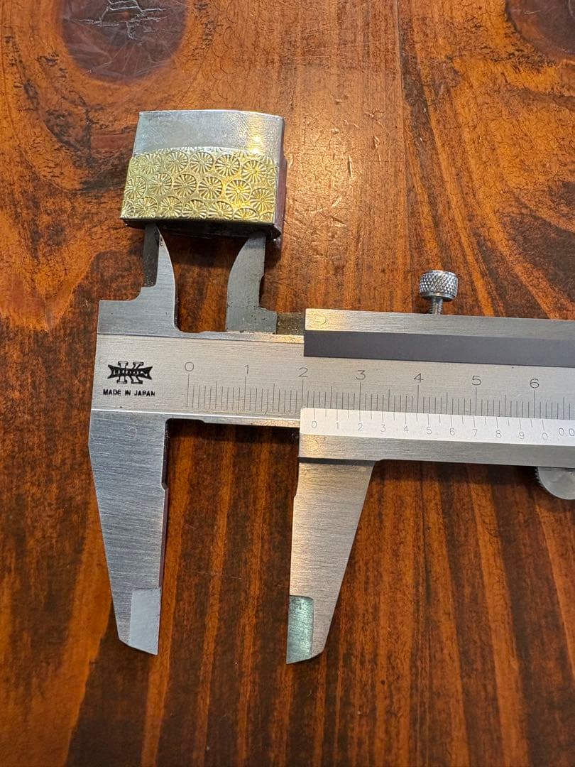 ハバキ　二重はばき　金着せ　銀着せ　はばき