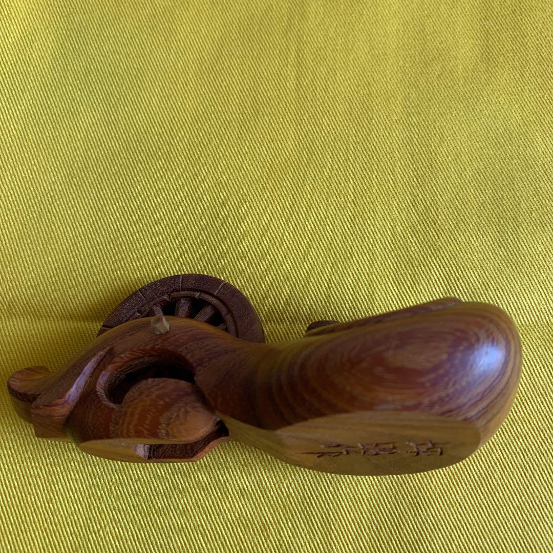 ミニ　墨つぼ　坪昭作　舟形若葉坪A