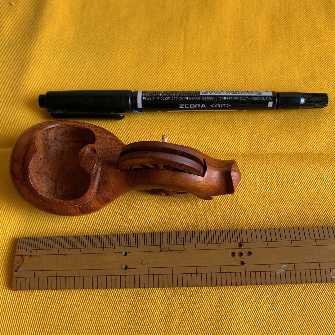 ミニ　墨つぼ　坪昭作　舟形若葉坪A